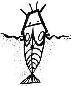 Dogon Image of Nommo Whale